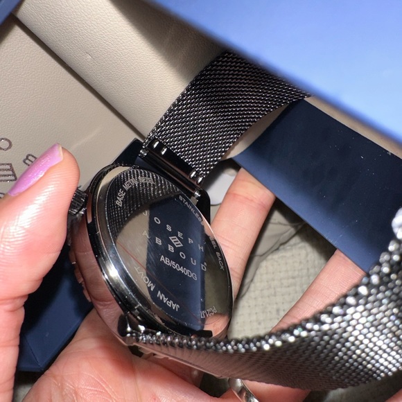 Joseph Abbots Watch Mesh Metal Band Base Metal Bezel NIB - Picture 7 of 8